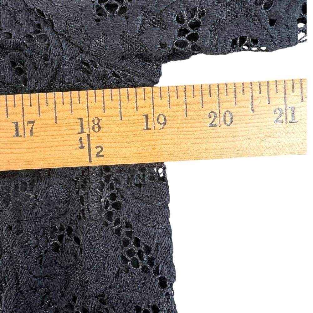 Show Me Your Mumu Tyler Dress Black Lace Swing Tunic Mini USA Long Sleeve - M - Picture 7 of 10